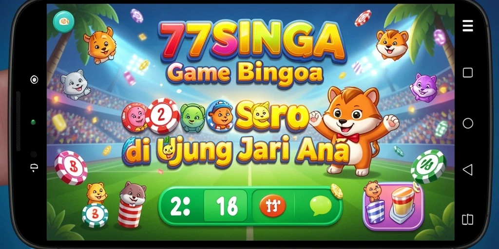 Screenshot gameplay 77SINGA menampilkan suasana seru bermain Bingo.
