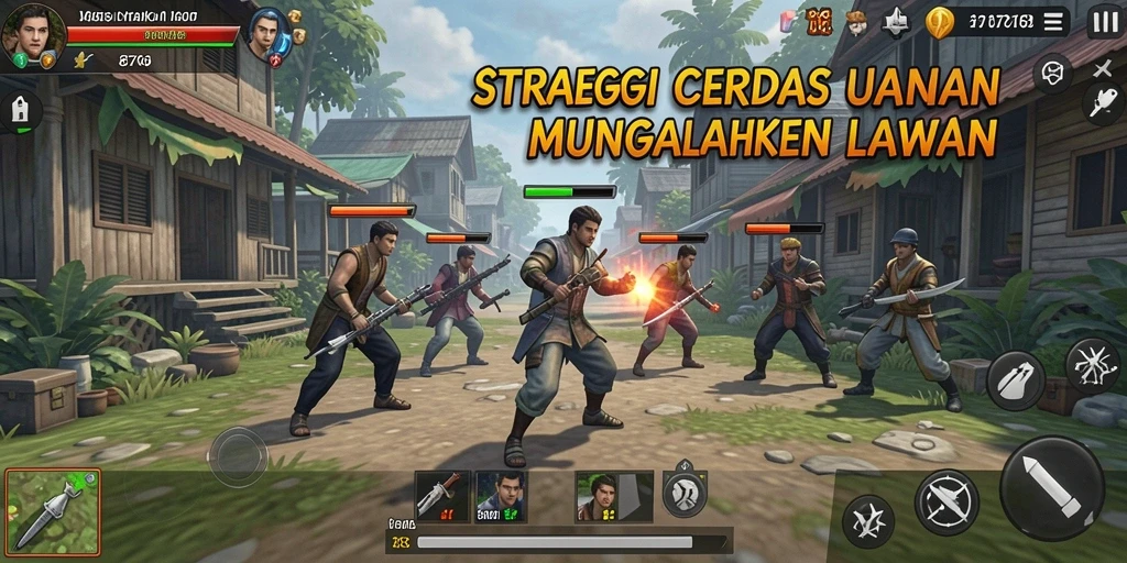 Tangkapan layar gameplay 8768 yang menampilkan strategi yang mendebarkan.