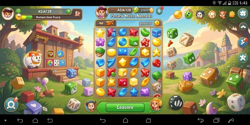 Gameplay seru puzzles ASIA128 dengan tantangan menarik.