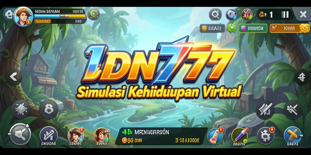 Screenshot gameplay IDN777 menunjukkan aktivitas bermain yang seru dan interaksi antar karakter.