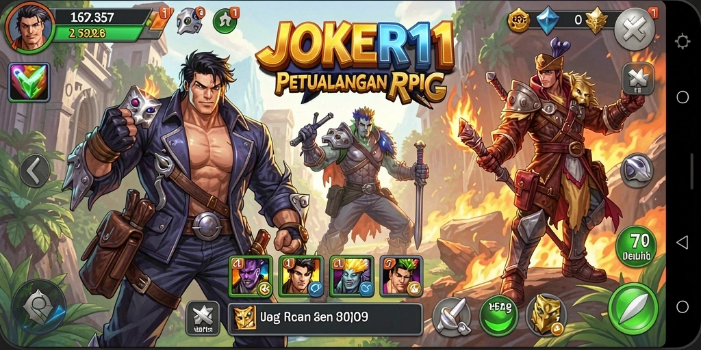 Screenshot gameplay yang menampilkan aksi seru dalam JOKER11.