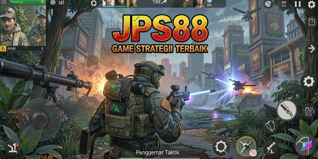 Gambar menunjukkan gameplay penuh strategi di JPS88.