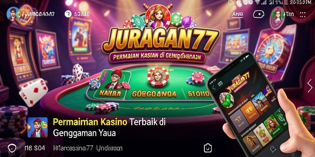 Screenshot JURAGAN77 menampilkan gameplay seru dan mengasyikkan di dunia Kasino.