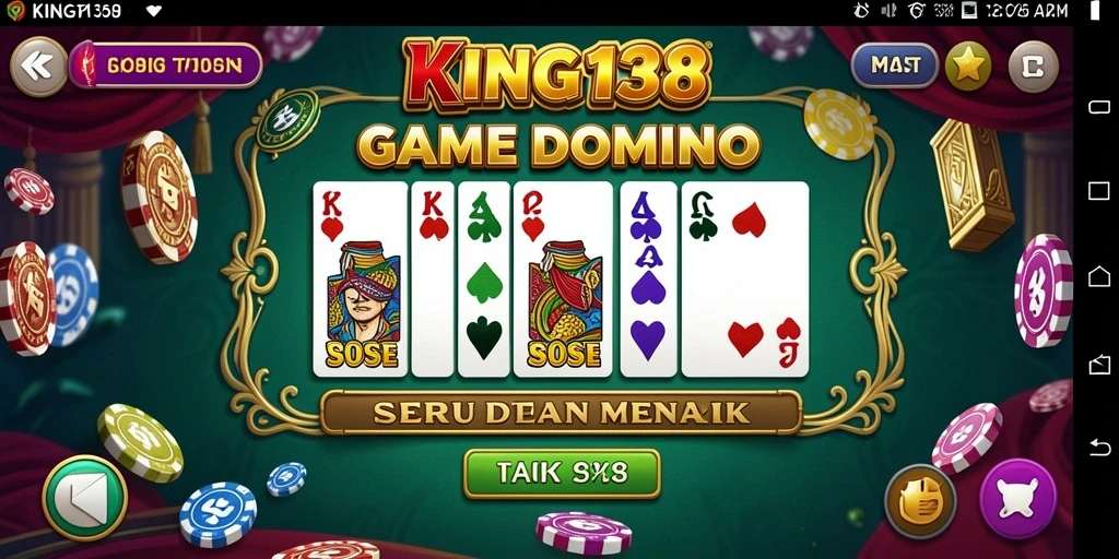 Gameplay seru di KING138 dengan grafis domino yang menarik.