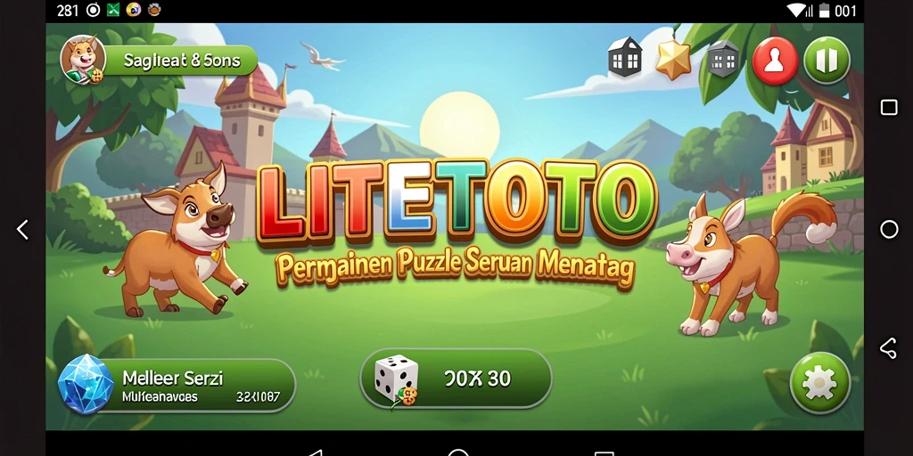 Tampilan gameplay LITETOTO yang menantang dan seru.