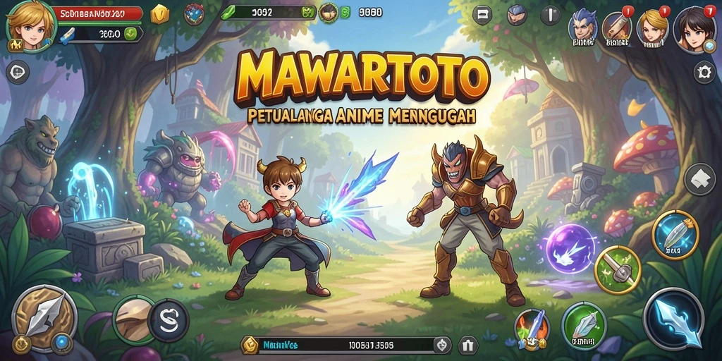 Tangkapan layar gameplay MAWARTOTO yang menampilkan karakter Anime yang menarik.