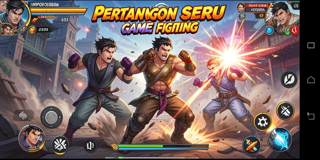 Gameplay seru dari MPO555 dengan aksi pertarungan yang mendebarkan.