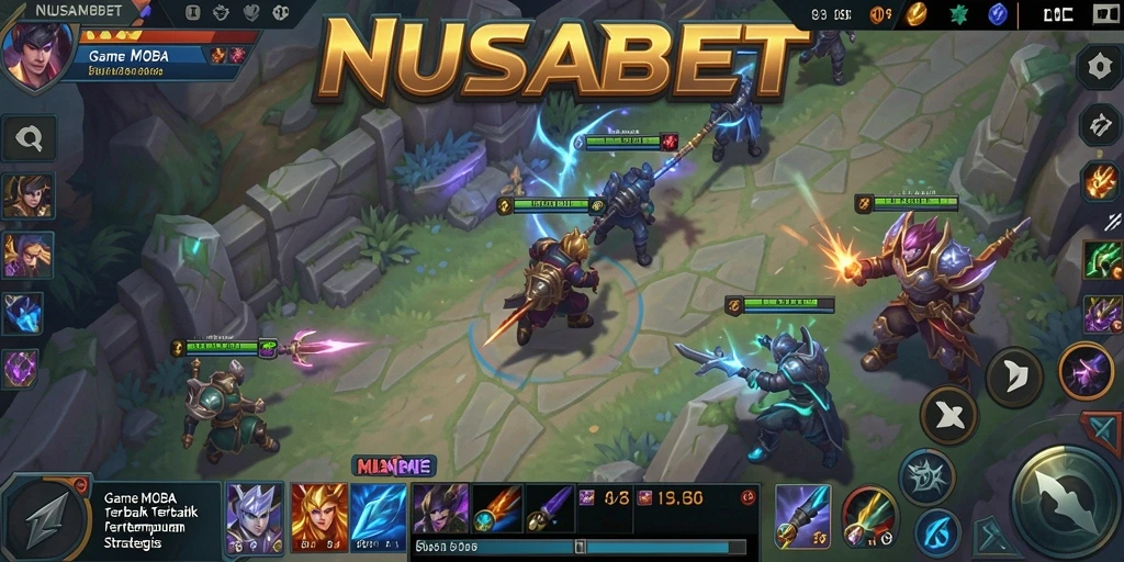 Gameplay seru dalam pertempuran strategis NUSABET.
