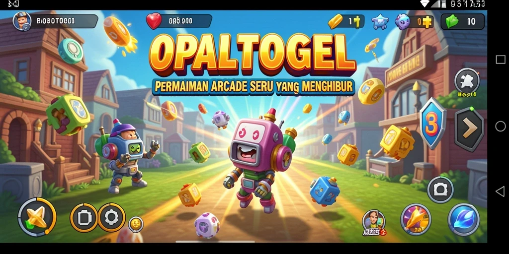 Gameplay seru OPALTOGEL dengan tantangan Arcade menantang.