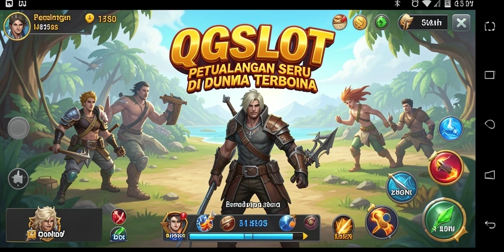 Tampilan gameplay QQSLOT yang menakjubkan dalam dunia terbuka.