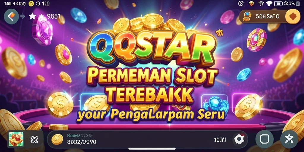 Screenshot dari gameplay QQSTAR yang menarik dan penuh warna.