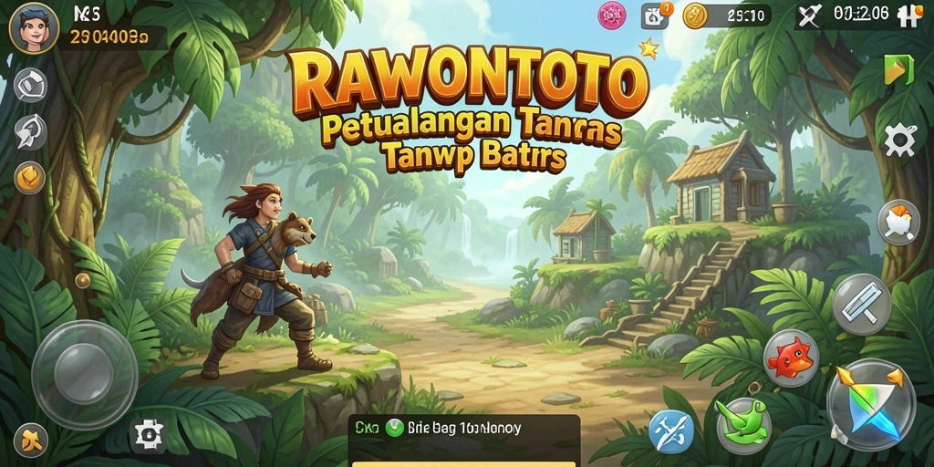 Gameplay seru dalam petualangan RAWONTOTO yang memukau.
