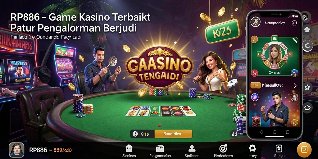 Screenshot gameplay RP886 menampilkan momen seru saat bermain Kasino.