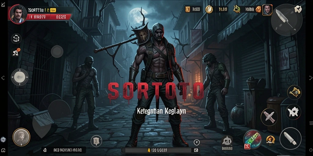 Gameplay SORTOTO menampilkan ketegangan yang mencekam dan pengalaman horor yang mendalam.