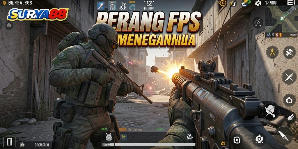 Tampilan gameplay SURYA88 yang penuh aksi dan strategi.
