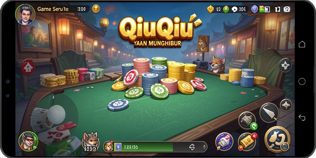 Tampilan gameplay QiuQiu yang menarik di T6.