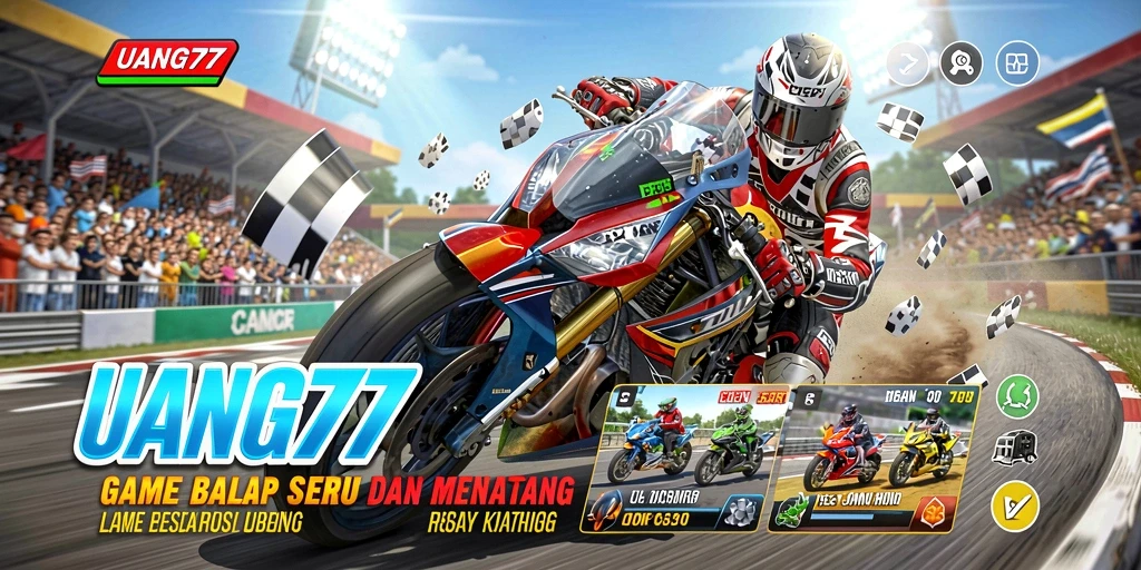 Screenshot UANG77 menampilkan aksi balap cepat dan grafik yang memukau.