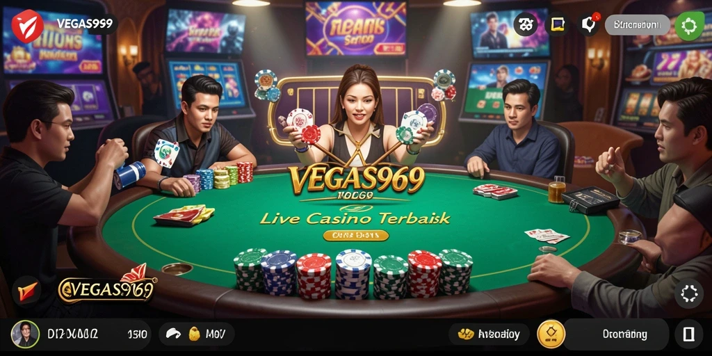 Tampilan gameplay mengasyikkan di <strong>VEGAS969</strong> dengan dealer profesional.