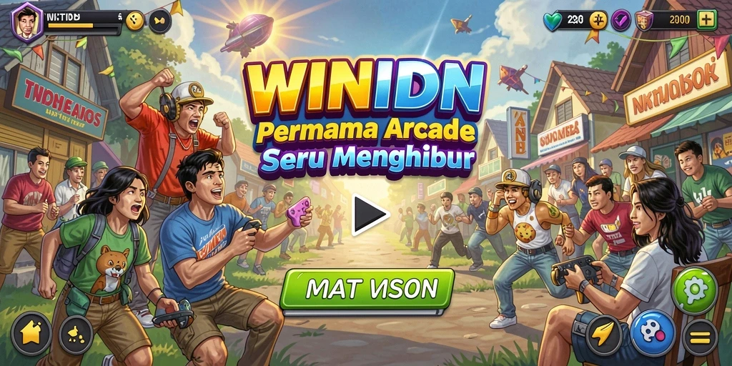 Tangkapan layar gameplay WINIDN yang menampilkan aksi seru dalam permainan Arcade.